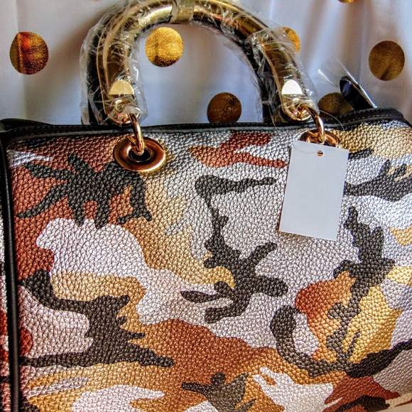 Metallic camouflage satchel - Picture 7 of 8